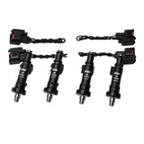 Deatschwerks Set of 4 1000cc Injectors for Honda Civic B/D/H 92-00 and Integra OBD I and II, B/D/H 91-01 Replaces 22S-01-1000-4