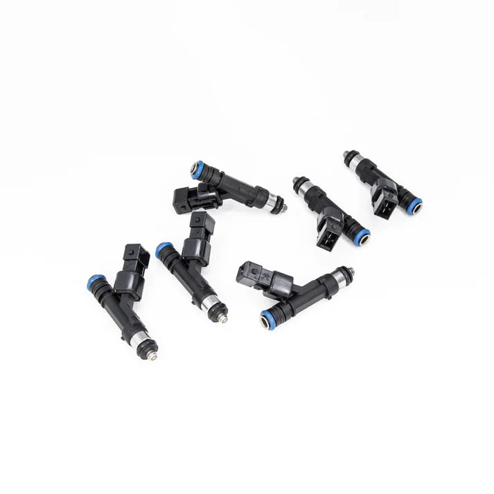 Deatschwerks Set of 6 650cc Injectors for Volvo L6 Turbo White Block 1992-2008, BMW E30/E36 M20/M50/M52/S50/S52 1987-2000, BMW 325i/325xi 1988-91, 325is 1988-90, 325i/325is 1992-95, M3 1995-99, 328i/328is 1996-2000