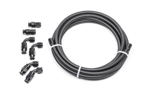 RADIUM 6AN UNIVERSAL DIY PTFE HOSE KIT, BLACK