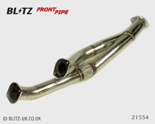 Blitz Exhaust Front Pipe - Skyline GTR, R32, R33, R34, RB26DETT