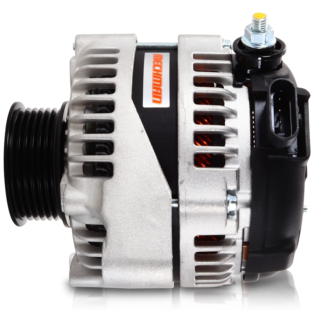 240 amp high output alternator for Toyota Supra 2JZ 1JZ - 1 wire turn on
