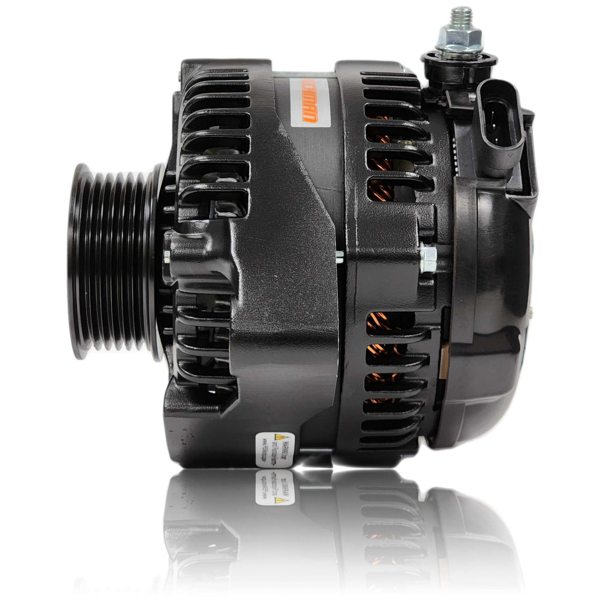 240 amp high output alternator for Toyota Supra 2JZ 1JZ - BLACK