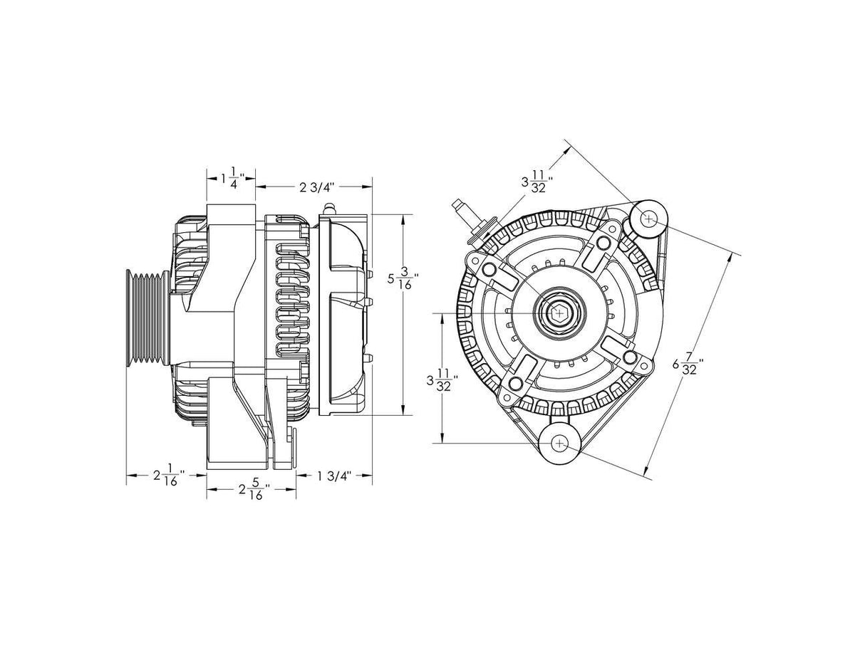 240 amp high output alternator for Toyota Supra 2JZ 1JZ *** BSTOCK ***