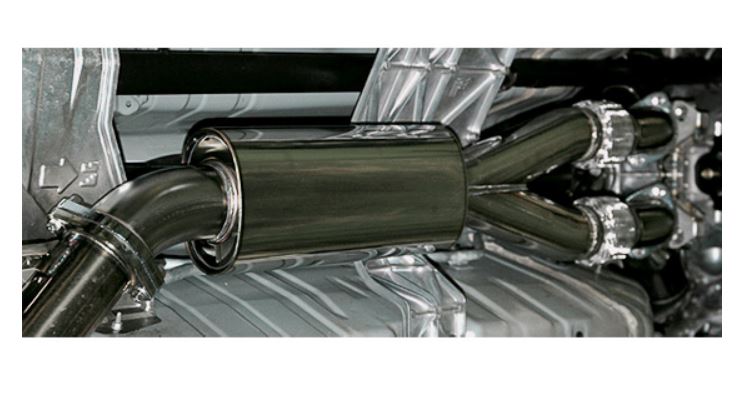 HKS SS Centre Pipe GTR35 (with silencer) (Motorsports Only)