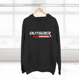 Three-Panel Fleece Hoodie