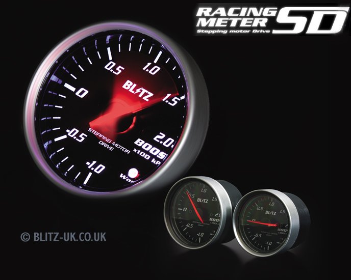 Blitz Racing Meter SD Boost Gauge - 52mm