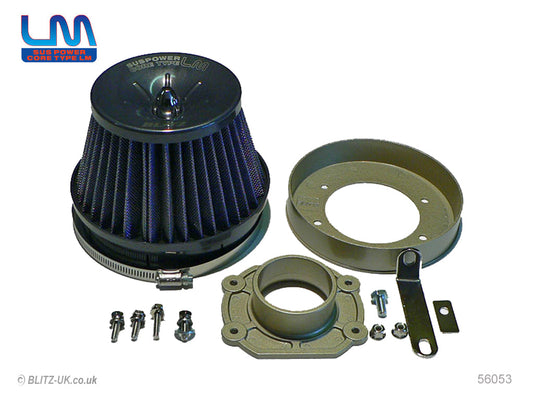 Blitz LM Induction Kit - Blue - Starlet Turbo EP82