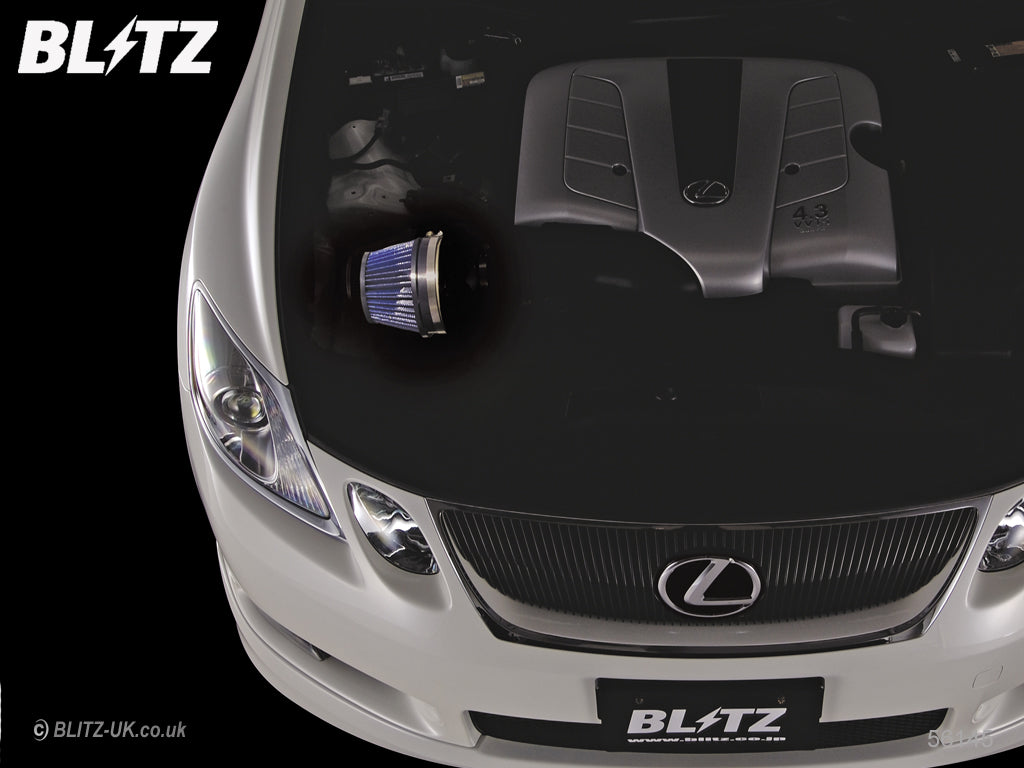 Blitz LM Power Induction Kit - Blue - Lexus GS430 UZS190