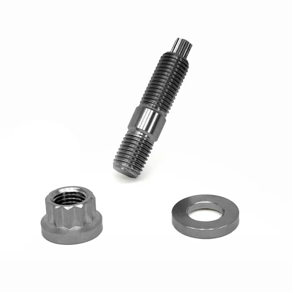 PHR PowerHouse Racing PHR Titanium Stud Kit, M10X1.25, 12pt, 37mm - Includes Stud, Nut and Washer