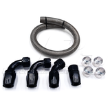 PHR PowerHouse Racing Powerhouse Racing Do-It-Yourself -20AN Radiator Hose Kit for 93-98 Sup