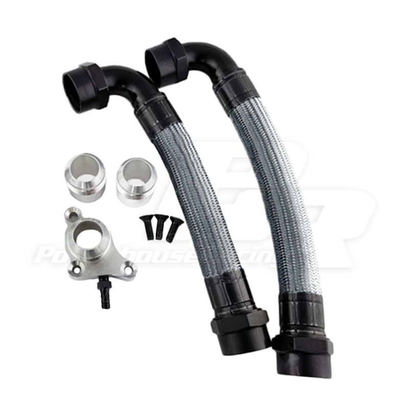PHR PowerHouse Racing PHR Race -20AN Radiator Hose Kit for 93-98 Non-Turbo Supra and SC300