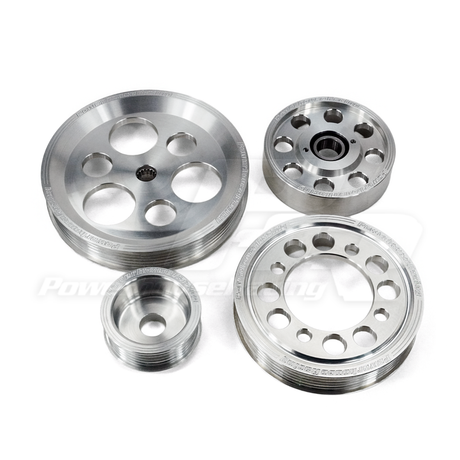 PHR PowerHouse Racing PHR 4 Piece Billet Aluminum Pulley Kit w/ idler for 1JZ/2JZ (non-VVT-i