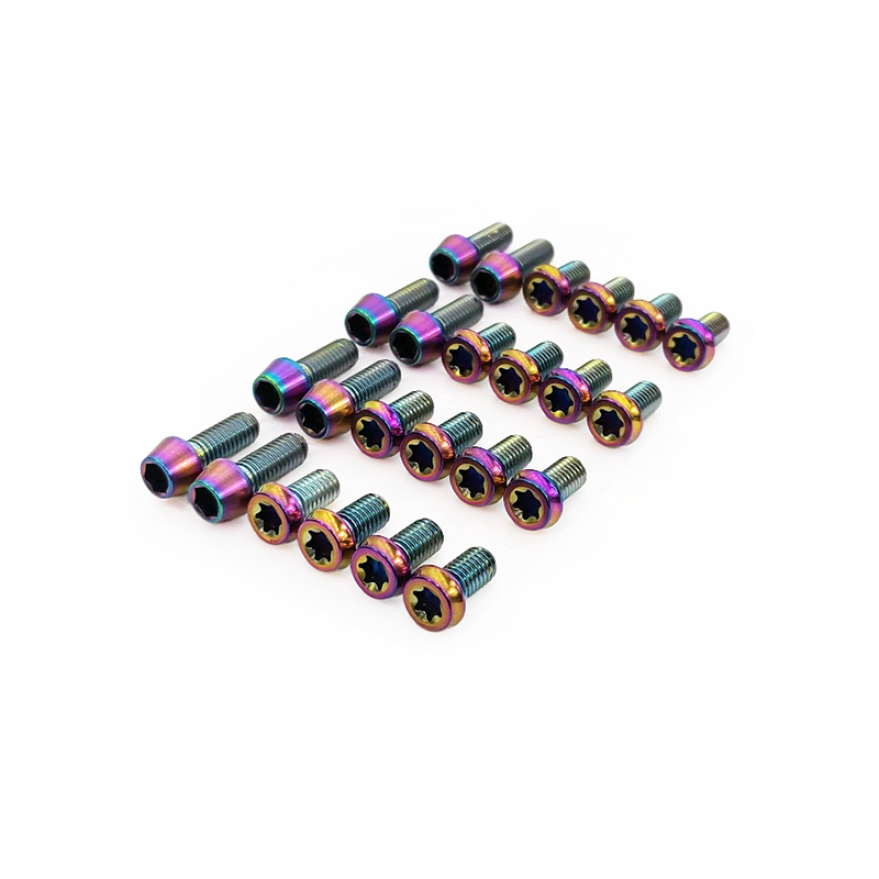 PHR PowerHouse Racing Titanium Hardware Kit for PHR Flex Billet Valve Covers, VVT-i (For Logo Plate, Block Off Plate, and Breather Manifold)