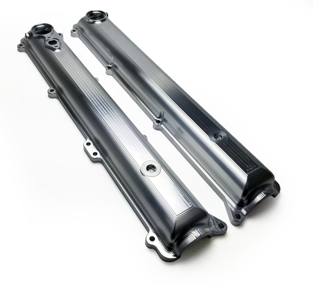 PHR PowerHouse Racing PHR Rigid Ultralight Billet Valve Covers for 2JZ non-VVT-i, with Cam Sensor Boss On Exhaust Side