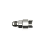 Deatschwerks 6AN Male Flare to 3/8 Inch Female EFI Quick Connect Adapter, Anodized DW Titanium