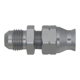 Deatschwerks 6AN Male Flare to 5/16 Inch Hardline Compression Adapter (Incl 1 Olive Insert), Anodized DW Titanium