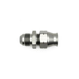 Deatschwerks 8AN Male Flare to 1/2 Inch Hardline Compression Adapter (Incl 1 Olive Insert), Anodized DW Titanium