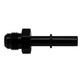Deatschwerks 6AN Male Flare to 5/16 Inch Male EFI Quick Connect Adapter, Anodized Matte Black