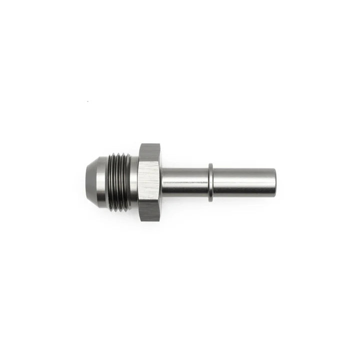 Deatschwerks 8AN Male Flare to 3/8 Inch Male EFI Quick Connect Adapter, Anodized DW Titanium