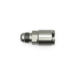 Deatschwerks 6AN Male Flare to 1/4 Inch Female EFI Quick Connect Adapter, Anodized DW Titanium