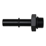 Deatschwerks 6AN ORB Male to 3/8 Inch Male EFI Quick Connect Adapter (Incl O-Ring), Anodized DW Titanium