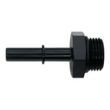 Deatschwerks 8AN ORB Male to 5/16 Inch Male EFI Quick Connect Adapter (Incl O-Ring), Anodized Matte Black