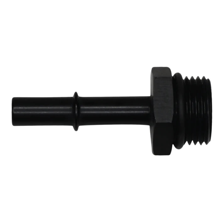 Deatschwerks 10AN ORB Male to 3/8 Inch Male EFI Quick Connect Adapter (Incl O-Ring), Anodized Matte Black