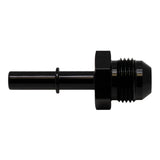 Deatschwerks 8AN Male Flare to 5/16 Inch Male EFI Quick Connect Adapter, Anodized Matte Black