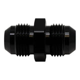 Deatschwerks 8AN Male Flare to 8AN Male Flare Coupler, Anodized Matte Black