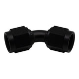 Deatschwerks 6AN Flare Female Swivel 45-Degree to 6AN Flare Female Swivel 45-Degree, Anodized Matte Black
