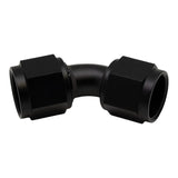 Deatschwerks 10AN Flare Female Swivel 45-Degree to 10AN Flare Female Swivel 45-Degree, Anodized Matte Black