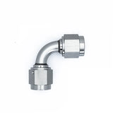 Deatschwerks 6AN Flare Female Swivel 90-Degree to 6AN Flare Female Swivel 90-Degree, Anodized DW Titanium