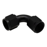 Deatschwerks 10AN Flare Female Swivel 90-Degree to 10AN Flare Female Swivel 90-Degree, Anodized Matte Black
