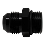 Deatschwerks 10AN ORB Male to 10 AN Male Flare Adapter (Incl O-Ring), Anodized Matte Black