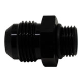 Deatschwerks 6AN ORB Male to 8AN Male Flare Adapter (Incl O-Ring), Anodized Matte Black