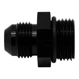 Deatschwerks 10AN ORB Male to 8AN Male Flare Adapter (Incl O-Ring), Anodized Matte Black