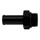 Deatschwerks 8AN ORB Male to 1/2 Inch Male Barb Fitting (Incl O-Ring), Anodized Matte Black