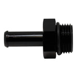 Deatschwerks 8AN ORB Male to 3/8 Inch Male Barb Fitting (Incl O-Ring), Anodized Matte Black