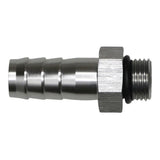 Deatschwerks 6AN ORB Male to 1/2 Inch Male Triple Barb Fitting (Incl O-Ring), Anodized DW Titanium