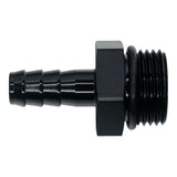 Deatschwerks 10AN ORB Male to 1/2 Inch Male Triple Barb Fitting (Incl O-Ring), Anodized Matte Black