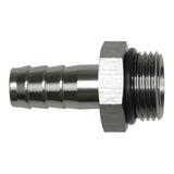 Deatschwerks 10AN ORB Male to 1/2 Inch Male Triple Barb Fitting (Incl O-Ring), Anodized DW Titanium