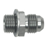 Deatschwerks 6AN Male Flare to M14 X 1.5 Male Metric Adapter (Incl Crush Washer), Anodized DW Titanium