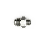 Deatschwerks 8AN Male Flare to M14 X 1.5 Male Metric Adapter (Incl Crush Washer), Anodized DW Titanium