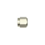 Deatschwerks 6AN Female Flare Cap, Anodized DW Titanium