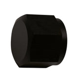 Deatschwerks 8AN Female Flare Cap, Anodized Matte Black