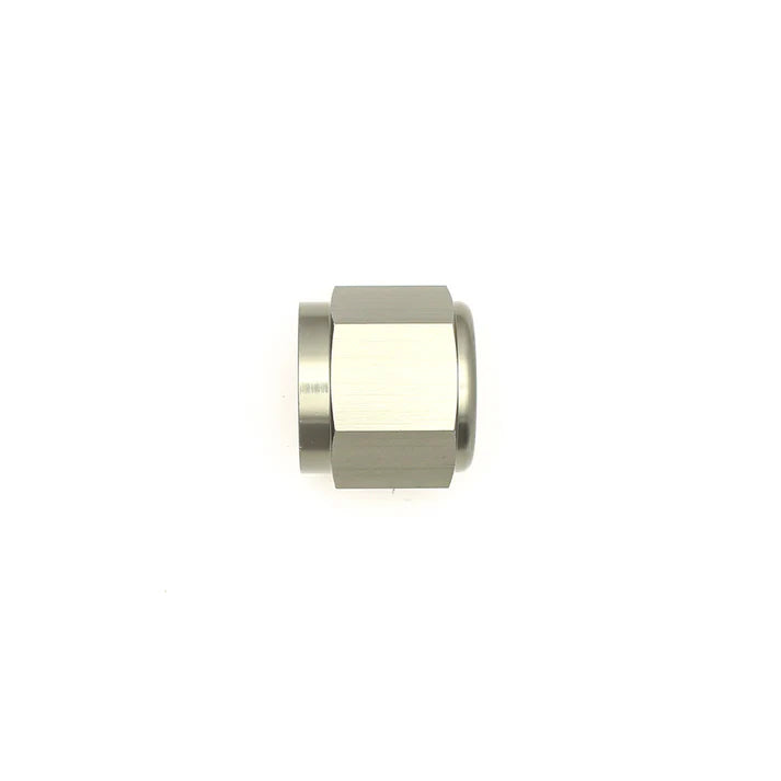 Deatschwerks 10AN Female Flare Cap, Anodized DW Titanium