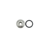 Deatschwerks 6AN ORB Male Plug, Low Profile Internal Allen/Hex (Incl O-Ring), Anodized DW Titanium