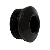 Deatschwerks 8AN ORB Male Plug, Low Profile Internal Allen/Hex (Incl O-Ring), Anodized DW Titanium