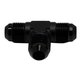 Deatschwerks 8AN Male Flare to 8AN Male Flare to 8AN Male Flare Tee Fitting, Anodized Matte Black