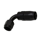 Deatschwerks 6AN Female Swivel 90-Degree Hose End CPE, Anodized Matte Black